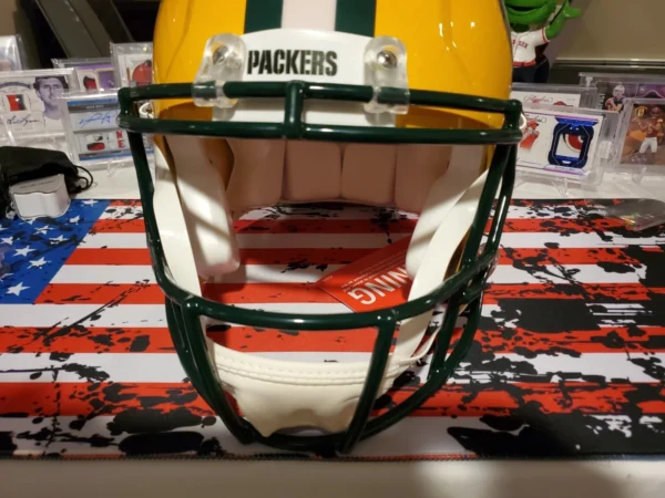 JORDAN LOVE Signed Full Size AUTHENTIC Green Bay Packers Helmet Beckett BAS - Image 9