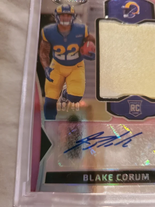 2024 Panini Certified - Freshman Fabric Mirror Signatures RPA Blake Corum /49 - Image 11