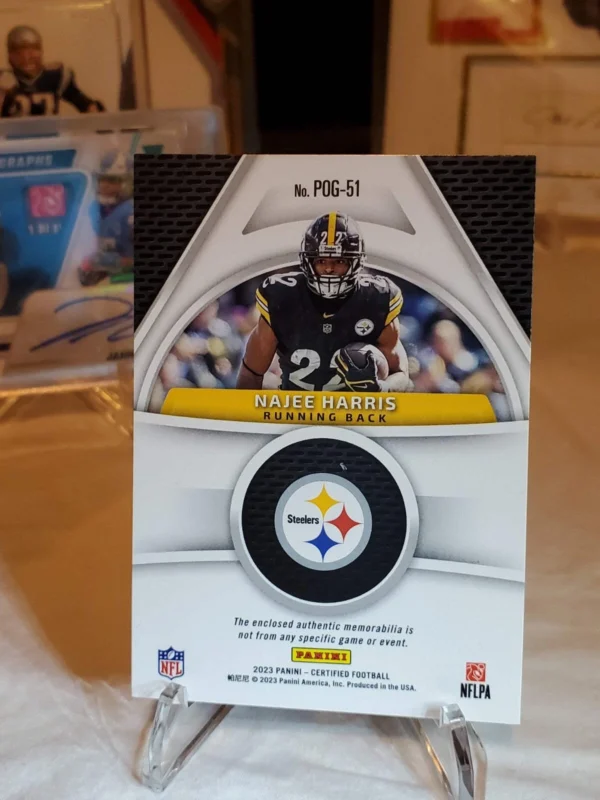 2023 Panini Certified - Piece of the Game Relics #POG-51 Najee Harris /199 (MEM) - Image 2