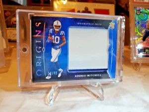 2024 Origins Jumbo Rookie Jersey Adonai Mitchell/49 Blue