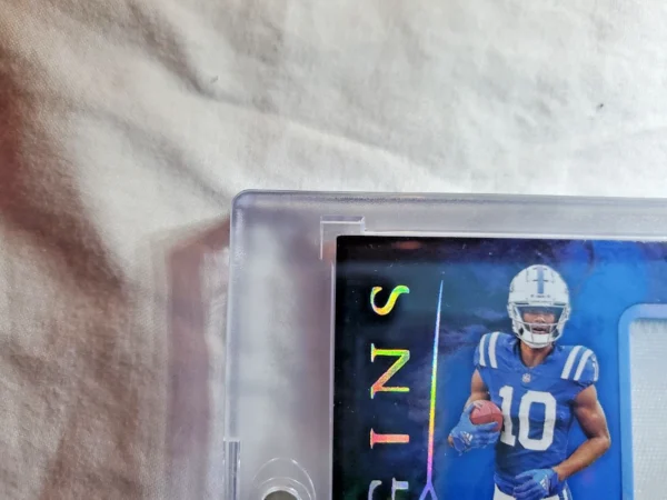 2024 Origins Jumbo Rookie Jersey Adonai Mitchell/49 Blue - Image 5