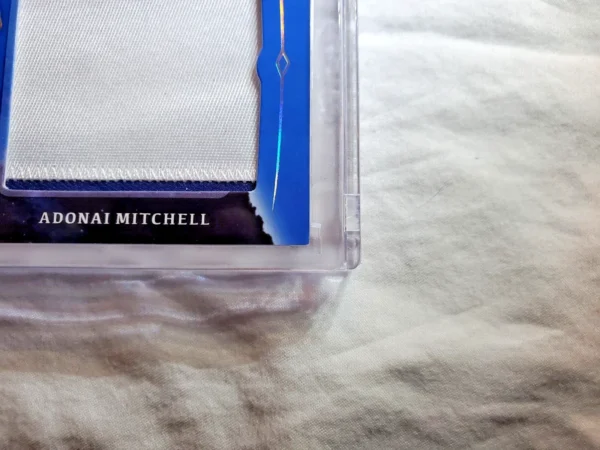 2024 Origins Jumbo Rookie Jersey Adonai Mitchell/49 Blue - Image 7