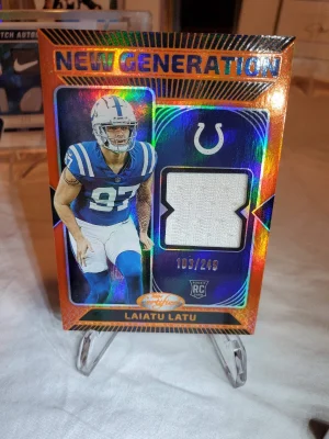 2024 Panini Certified New Generation Jerseys #NGS-LLU Laiatu Latu /249