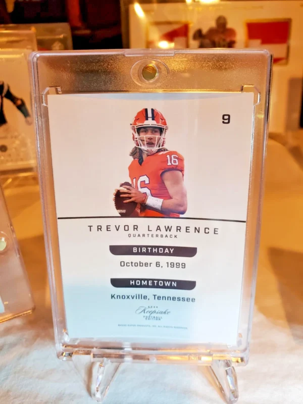 2022 Keepsake Football Edition - Orange #9 Trevor Lawrence /50 - Image 8