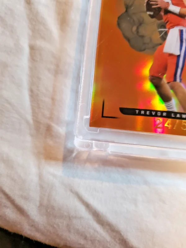 2022 Keepsake Football Edition - Orange #9 Trevor Lawrence /50 - Image 3