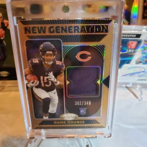 2024 Panini Certified - New Generation Jersey Bronze Mirror Rome Odunze /349