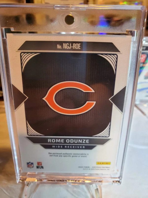 2024 Panini Certified - New Generation Jersey Bronze Mirror Rome Odunze /349 - Image 4
