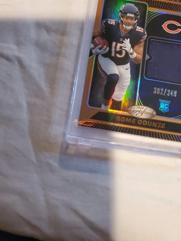 2024 Panini Certified - New Generation Jersey Bronze Mirror Rome Odunze /349 - Image 2