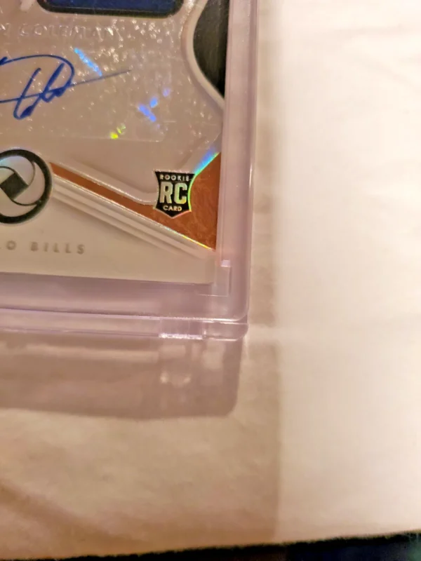 2024 Gold Standard Nouveau Riche Autograph patch Holo Silver Keon Coleman /89 - Image 2