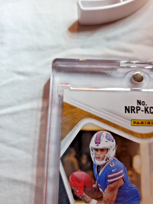 2024 Gold Standard Nouveau Riche Autograph patch Holo Silver Keon Coleman /89 - Image 4