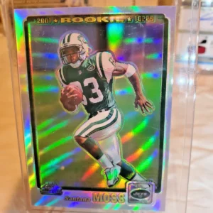 2001 RC Santana Moss Topps Chrome 828/999