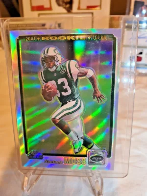 2001 RC Santana Moss Topps Chrome 828/999