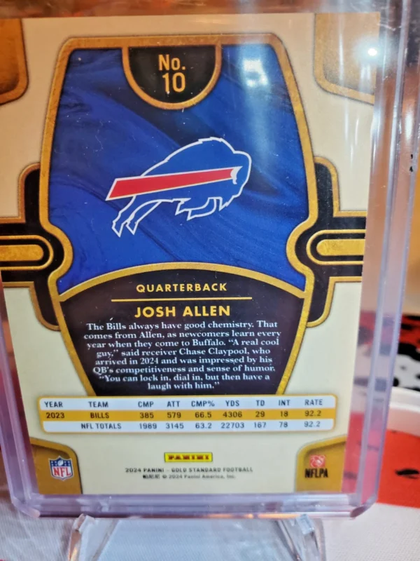 2024 Gold Rush Fotl Josh Allen 18/65 - Image 2