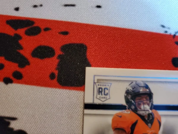 2023 National Treasures Football Rookie Treasures Marvin Mims Patch /49 - Image 4