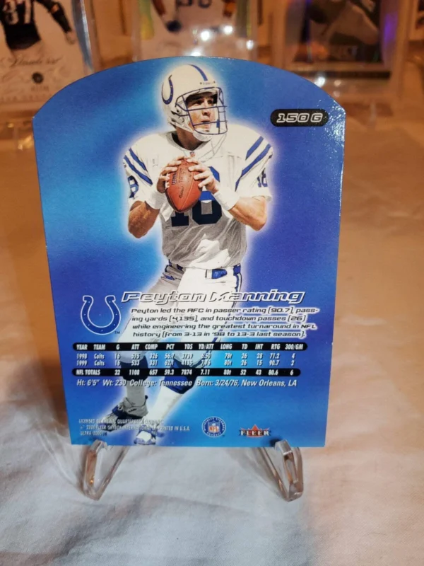2000 Fleer Ultra Gold Meddallion Edition Peyton Manning #150 G - Image 2