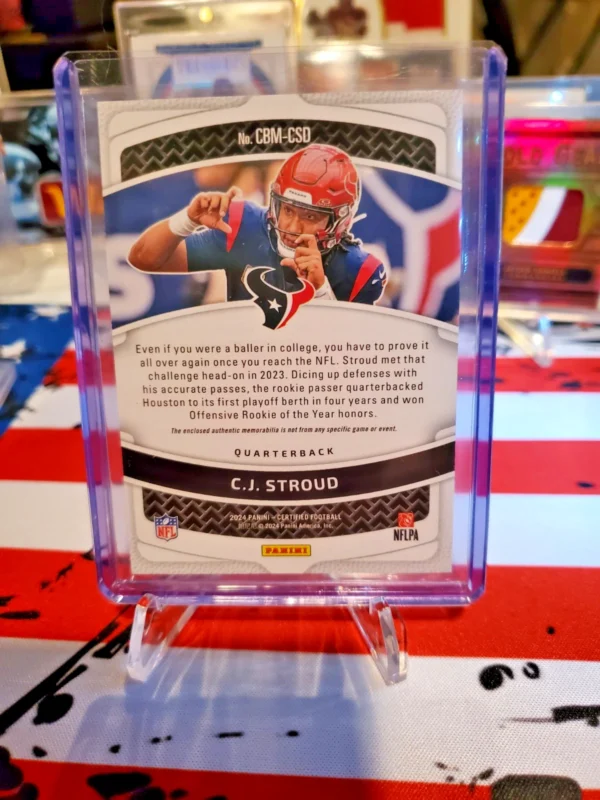 2024 Panini Certified - Certified Ballers Mirror #CBM-CSD C.J. Stroud /249 (MEM) - Image 2