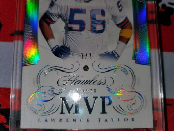 2019 Flawless Lawrence Taylor MVP Diamond /7 - Image 3