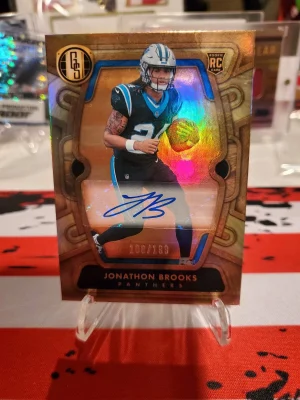 2023 Panini Gold Standard - Rookies Jonathan Brooks Autographs /199 (AU, RC)