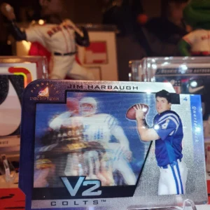 1997 Pinnacle Inscriptions Jim HARBAUGH V2 HOLOGRAM #V16
