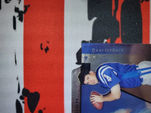 1997 Pinnacle Inscriptions Jim HARBAUGH V2 HOLOGRAM #V16 - Image 5