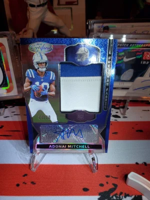 2024 Panini Certified - Freshman Fabric Mirror Signatures Adonai Mitchell...