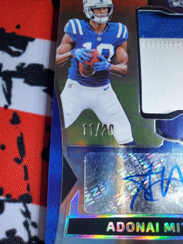 2024 Panini Certified - Freshman Fabric Mirror Signatures Adonai Mitchell... - Image 8
