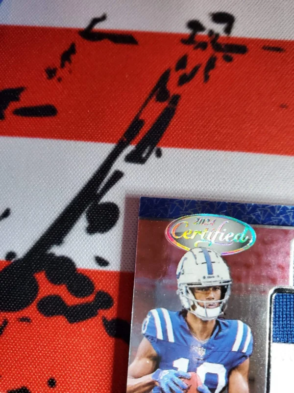 2024 Panini Certified - Freshman Fabric Mirror Signatures Adonai Mitchell... - Image 10