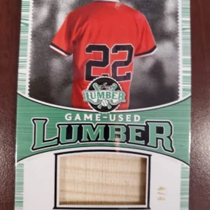 2023 Leaf Lumber Game Used Lumber Will Clark/4