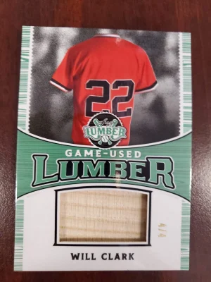 2023 Leaf Lumber Game Used Lumber Will Clark/4
