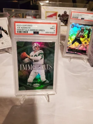 2023 Certified Joe Namath Immortals Mirror Green /5