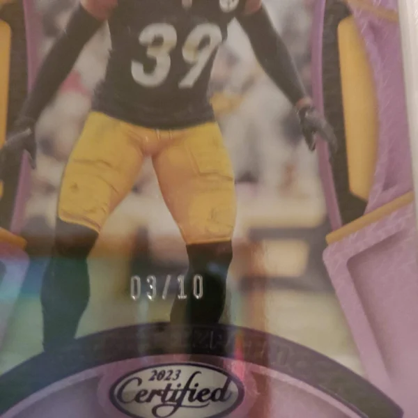2023 Certified FOTL Minkah Fitzpatrick Mirror Purple 3/10 - Image 4