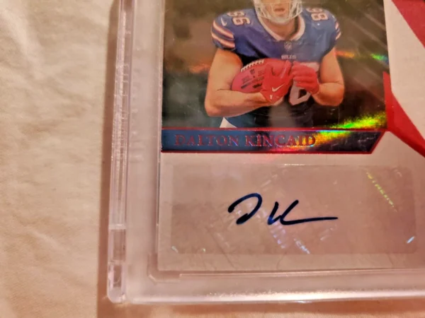 2023-2024 Panini Limited Football Dalton Kincaid RPA Bills 12/35 #149 - Image 7