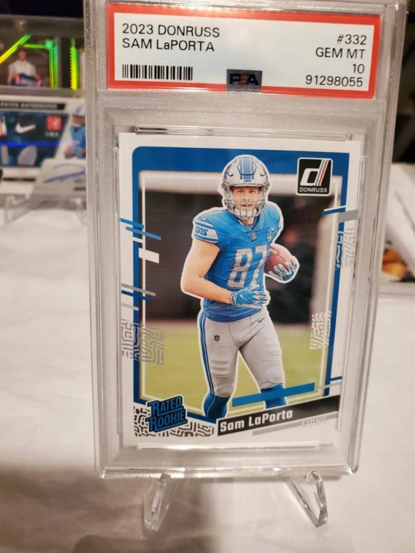 2023 Panini Donruss - Rated Rookie #332 Sam LaPorta (RC) PSA 10 Gem Mint