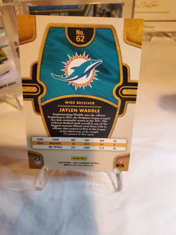 2024 Gold Standard Fotl Jaylen Waddle/13 - Image 2