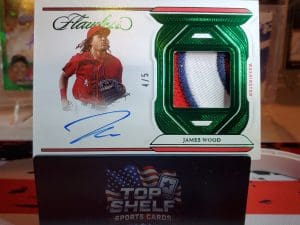 2023 Flawless Baseball Flawless Signature Materials James Wood 4/5